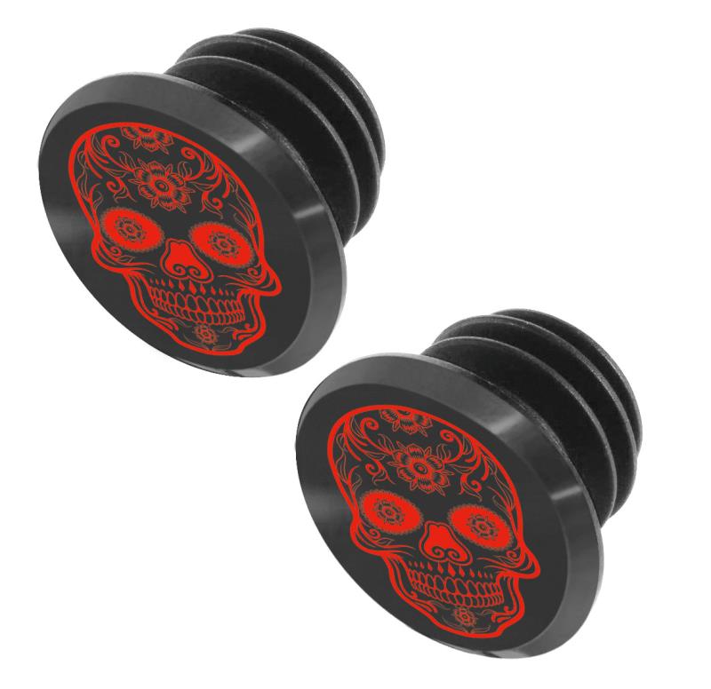 Grip Cap Swich Skull Rosso